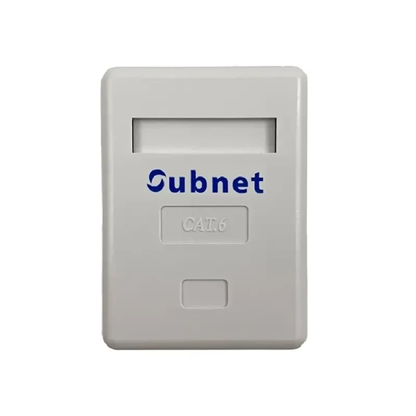 کیستون باکس شبکه تک پورت یوبی نت Cat6 UTP